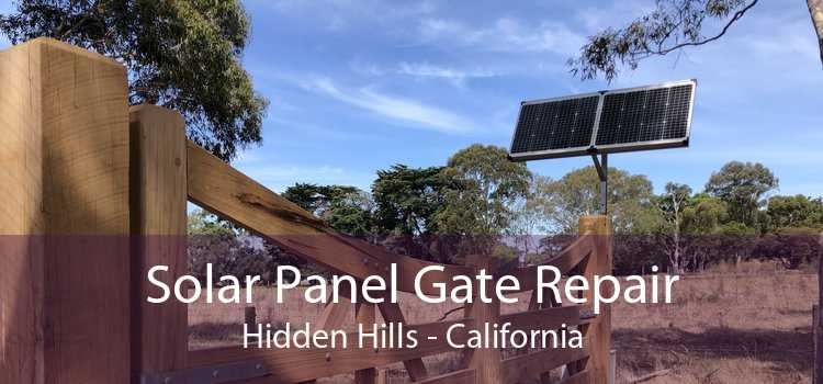 Solar Panel Gate Repair Hidden Hills - California