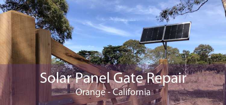 Solar Panel Gate Repair Orange - California
